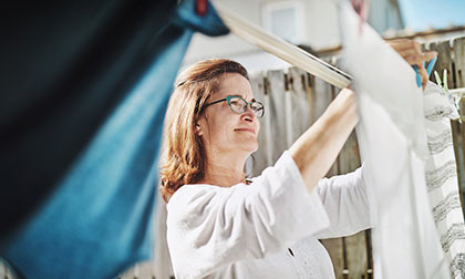 household laundry recycled water