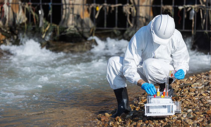 industrial discharge wastewater quality testing