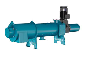 solid and liquid separator for biogas