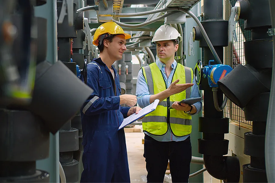 construction pump cooling system